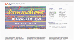 Desktop Screenshot of mastervisualartists.org