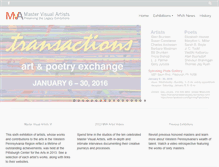 Tablet Screenshot of mastervisualartists.org